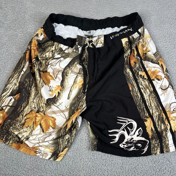 Legendary Whitetails Swim Trunks Men XXL Gods Country Camo Drawstring Mesh Lined - Picture 1 of 14